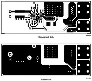 Трассировка печатной платы источника питания на LM5576