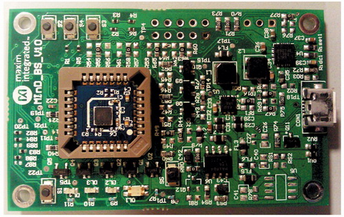 Внешний вид оценочной платы MAX21000 Maxim Inertial Demo (MInD) Evaluation Kit