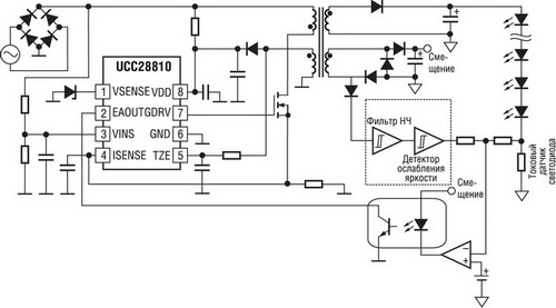 Uc3842 типовая схема включения